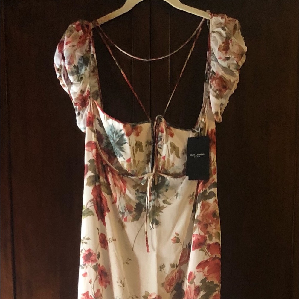 Saint Laurent Maxi Silk Dress
